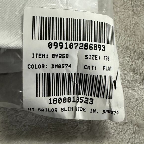 J.Crew Sailor Slim Wide-Leg Jean Women's 30T Tall White Patch Pockets NWT - Picture 13 of 14